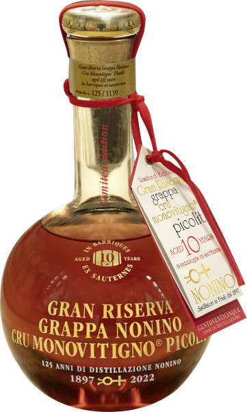 Grappa Gran Riserva Picolit 10y - Nonino Distillatori - farblos