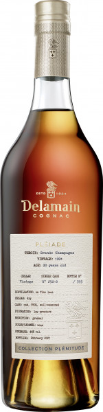 Delamain Vintage Collection Plénitude - Cognac Delamain - farblos