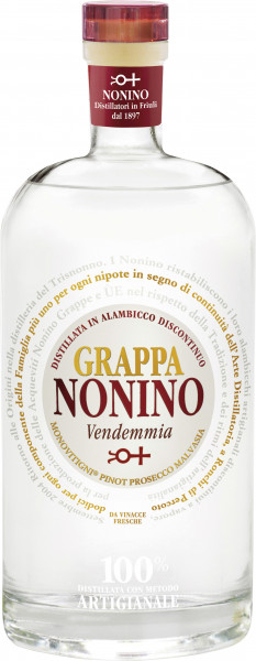 Grappa Nonino Vendemmia Bianca - Nonino Distillatori - farblos