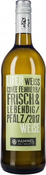 Literweise Cuvée Weiß feinherb | Weingut Hammel & Cie Weißwein