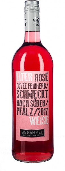 Literweise Cuvée Rosé feinherb | Weingut Hammel & Cie Rosewein