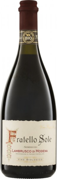 Lambrusco FRATELLO SOLE Semisecco Cantine Riunite | 6Fl.