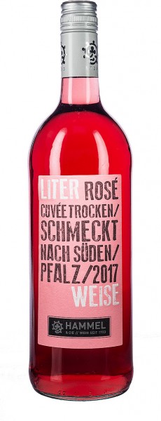 Literweise Cuvée Rosé trocken | Weingut Hammel & Cie Rosewein